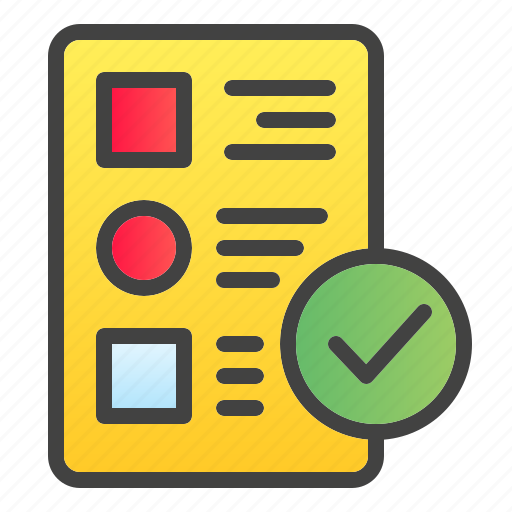 Exam, pass, online study, test, checklist, document, online course icon - Download on Iconfinder