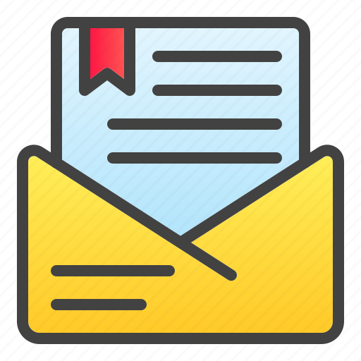 File, folder, online, paper, message, document, e-learning icon - Download on Iconfinder