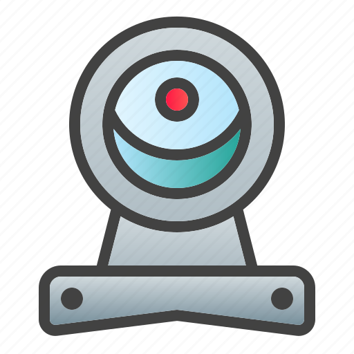 Webcam, cam, record, device, technology, online study, computer icon - Download on Iconfinder
