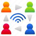 user, connecting, online, internet, wifi, e-learning, avatar