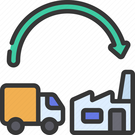 Supply, chain, delivery, logistics, factory icon - Download on Iconfinder