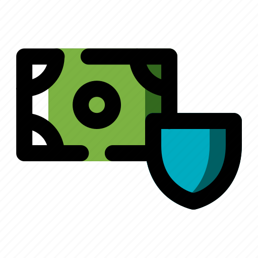 Dollar, finance, money, protection, shield icon - Download on Iconfinder