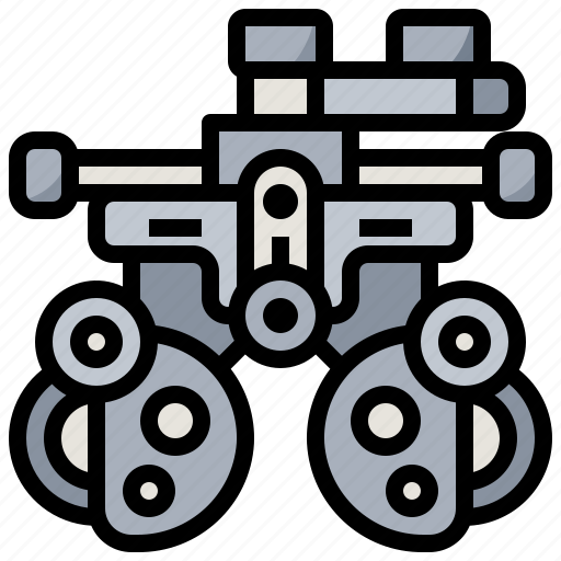 And, foroptero, healthcare, machine, medical, optometry icon - Download on Iconfinder