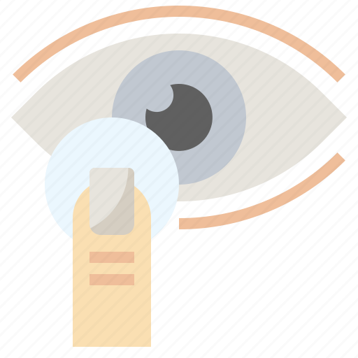 Contact, eye, healthcare, lens, medical, ophthalmology, optical icon - Download on Iconfinder