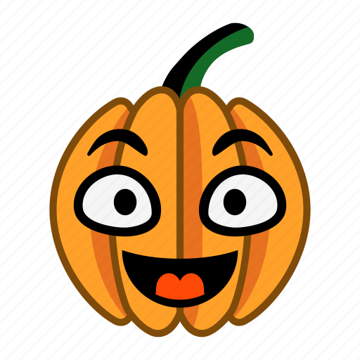 Character, cheerful, cute, happy, pumpkin, smile, vegetable icon - Download on Iconfinder
