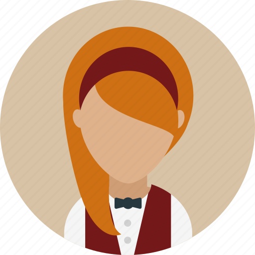 Avatar, face, food, restaurant, service, waiter, woman icon - Download on Iconfinder