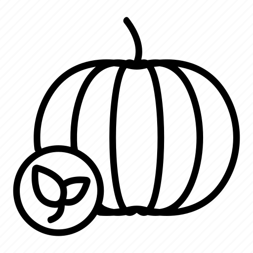 Autumn, contour, crop, drawing, foods, organic, pumpkin icon - Download on Iconfinder