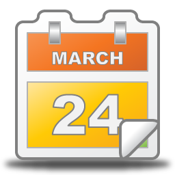 Calendar, date, event, march icon - Free download