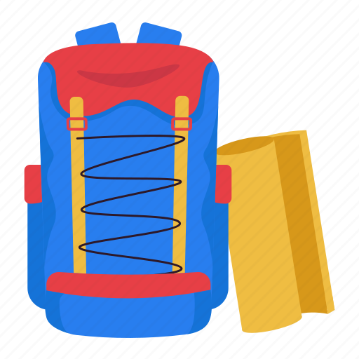 Backpack, bag, backpacking, travel, camping, adventure, summer icon - Download on Iconfinder