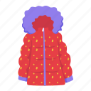 winter clothes, jacket, sweater, warm, clothing, winter, holiday, christmas, sticker