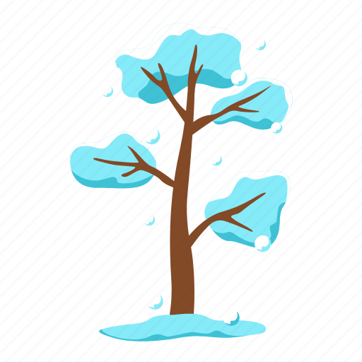Winter tree, snowy, snowing, tree, freeze, winter, holiday icon - Download on Iconfinder