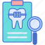 diagnosis, clipboard, dental, tooth 