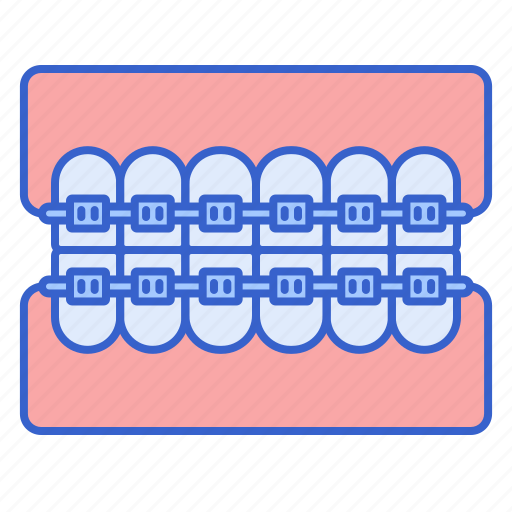 Fixed, appliances, braces, dental icon - Download on Iconfinder