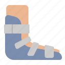 foot, case, brace, splint, injury, fracture, orthopedics, orthopedic, medical