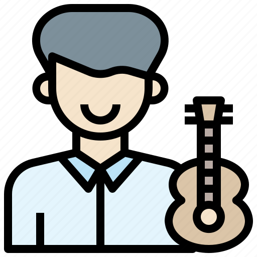 Man, multimedia, music, musician, people, professions icon - Download on Iconfinder