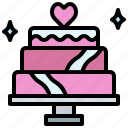 and, cake, love, romance, wedding