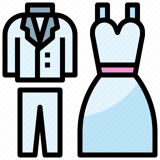 Clothes, clothing, fashion, garment, suit, wedding icon - Download on Iconfinder