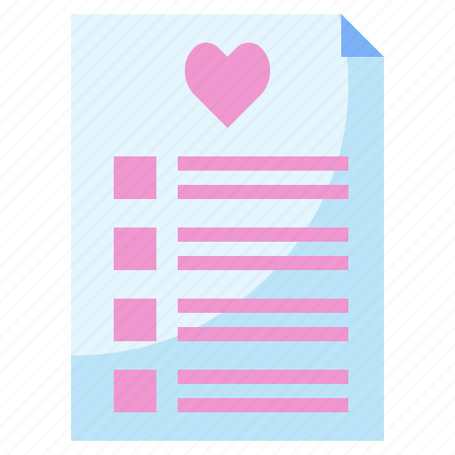 Files, folders, love, planning, romance, wedding icon - Download on Iconfinder