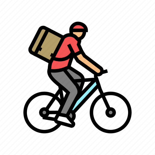 Bike, courier, delivery, service, shipping, order icon - Download on Iconfinder