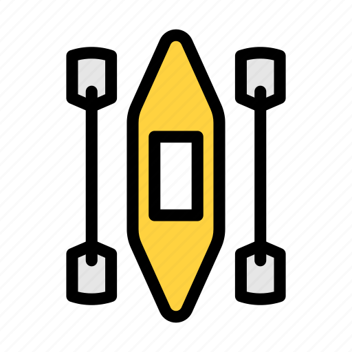 Canoe, paddle, outdoor, activity, tour icon - Download on Iconfinder