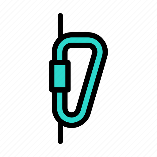 Carabiner, climbing, hiking, outdoor, activity icon - Download on Iconfinder