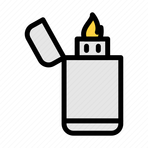 Lighter, fire, camp, tour, flame icon - Download on Iconfinder