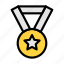 medal, badge, award, success, winner 