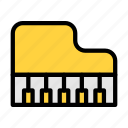 piano, tiles, music, instrument, concert
