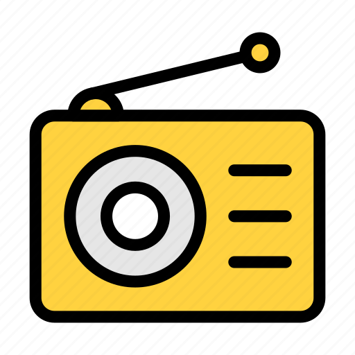 Radio, tape, antenna, fm, music icon - Download on Iconfinder