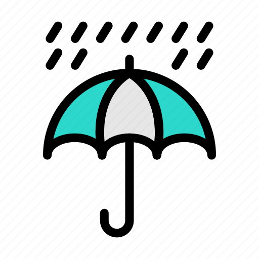 Rain, umbrella, weather, outdoor, nature icon - Download on Iconfinder
