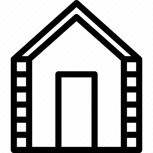 Hut, building, wooden, house icon - Download on Iconfinder
