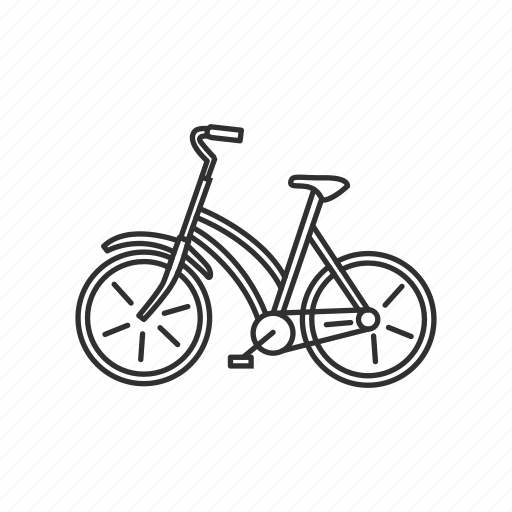 Bicycle, bike, cute bike, exercise, ride, vintage bike icon - Download on Iconfinder