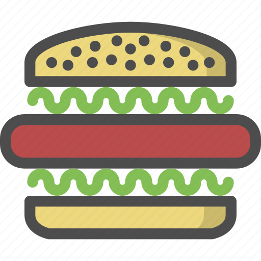 Beef, fast, foos, hamburger, meat, sandwich icon - Download on Iconfinder