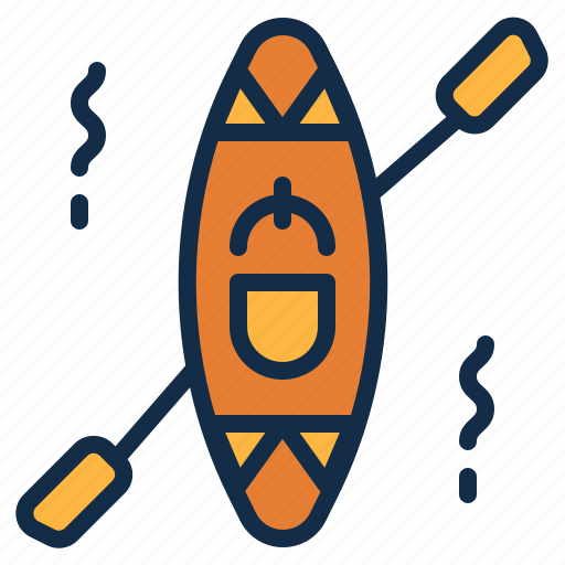 Activities, boat, kayak, outdoor, paddle icon - Download on Iconfinder