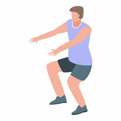 Cartoon, do, family, gymnastic, isometric, man, woman icon - Download on Iconfinder