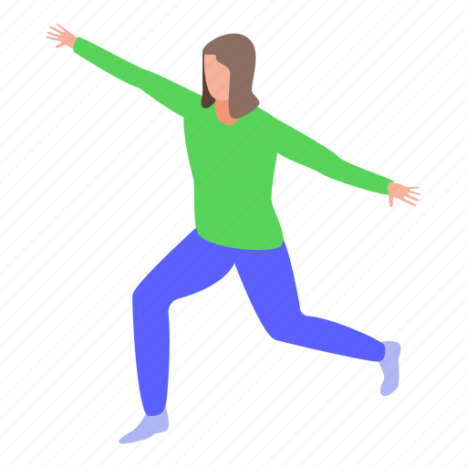 Cartoon, do, family, gymnastic, isometric, morning, woman icon - Download on Iconfinder