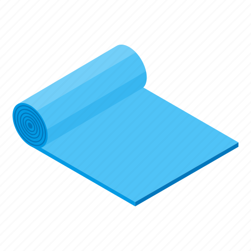 Cartoon, fitness, isometric, mat, spa, sport, yoga icon - Download on Iconfinder