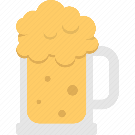 Alcohol, beer mug, beverage, foamy drink, wine icon - Download on Iconfinder