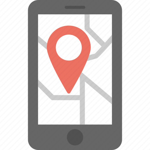 Address tracker, cartography, gps, mobile navigation, online map icon - Download on Iconfinder