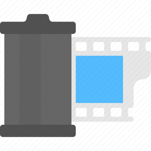 Cinematography, entertainment equipment, film roll, photo strip, photography, reflection tape icon - Download on Iconfinder