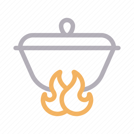 Burner, cooking, dish, flame, food icon - Download on Iconfinder