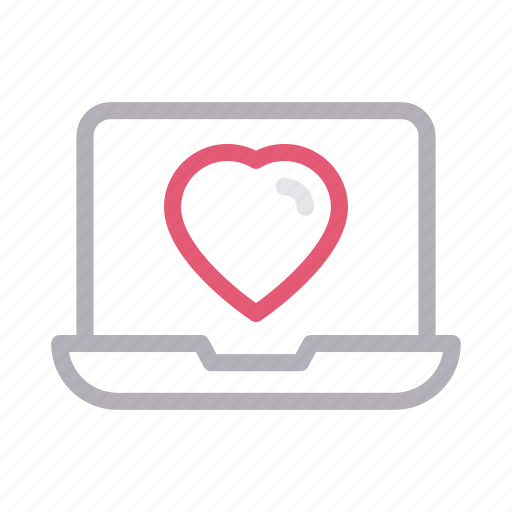 Favorite, heart, laptop, life, notebook icon - Download on Iconfinder