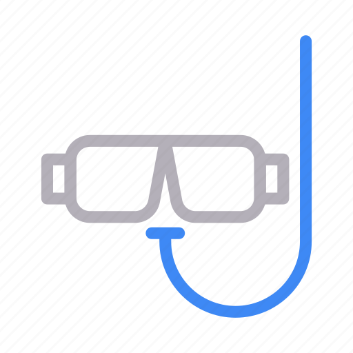 Diving, glasses, goggles, scuba, snorkel icon - Download on Iconfinder