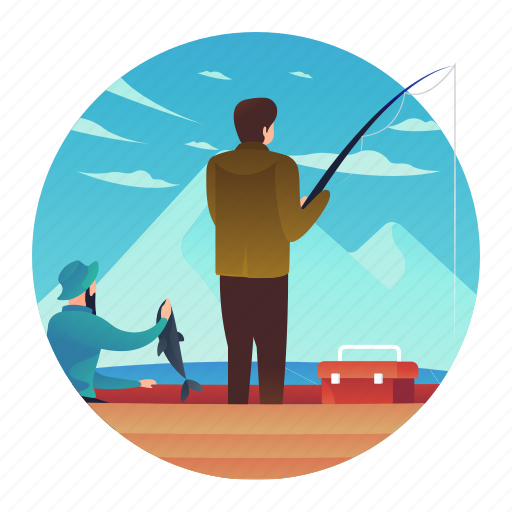 Activities, boat, fisher, man, people icon - Download on Iconfinder