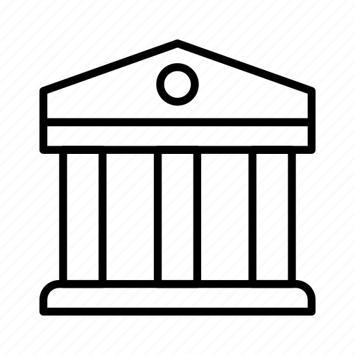 Bank, banking, columns, buildings, finance icon - Download on Iconfinder