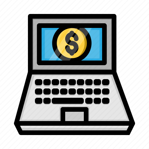 Computer, desain, file, laptop, money icon - Download on Iconfinder