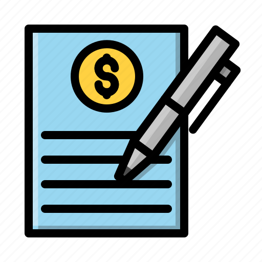 Desain, document, file, money, pen, proposal, report icon - Download on Iconfinder