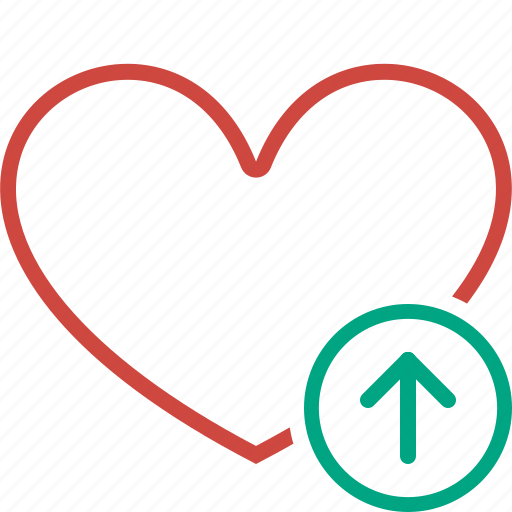 Bookmark, favorites, heart, like, love, upload icon - Download on Iconfinder