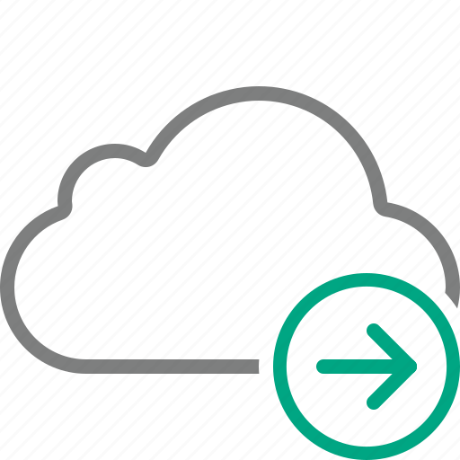 Cloud, network, next, storage, weather icon - Download on Iconfinder