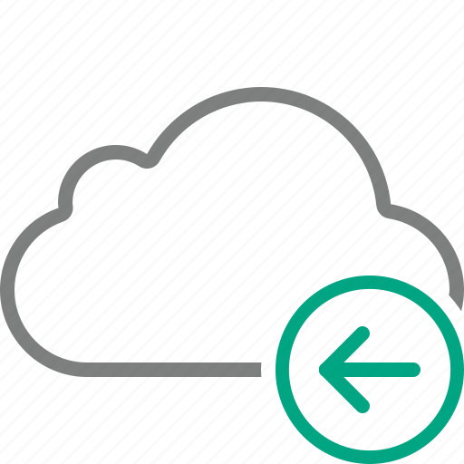 Cloud, network, previous, storage, weather icon - Download on Iconfinder